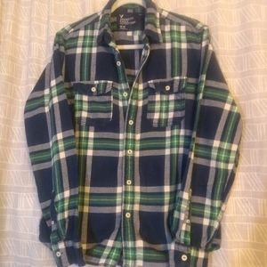 American Eagle flannel button-up shirt- unisex